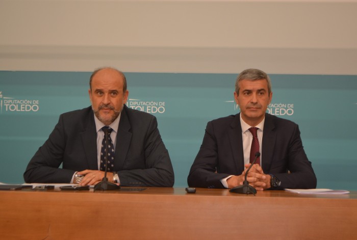 Alvaro Gutiérrez y José Luis Martínez Quijarro tras la reunión mantenida ayer