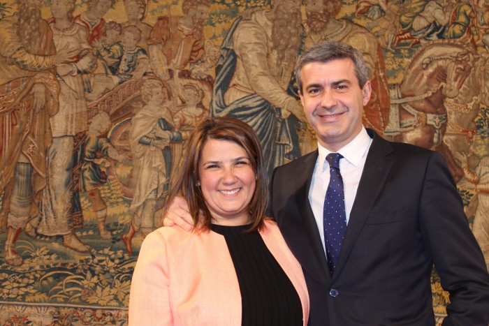 Imagen de Álvaro Gutiérrez y Agustina García Élez, nueva consejera de Fomento del Gobierno regional