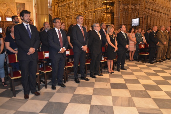 Imagen de Álvaro Gutiérrez durante la homilia en la Catedral