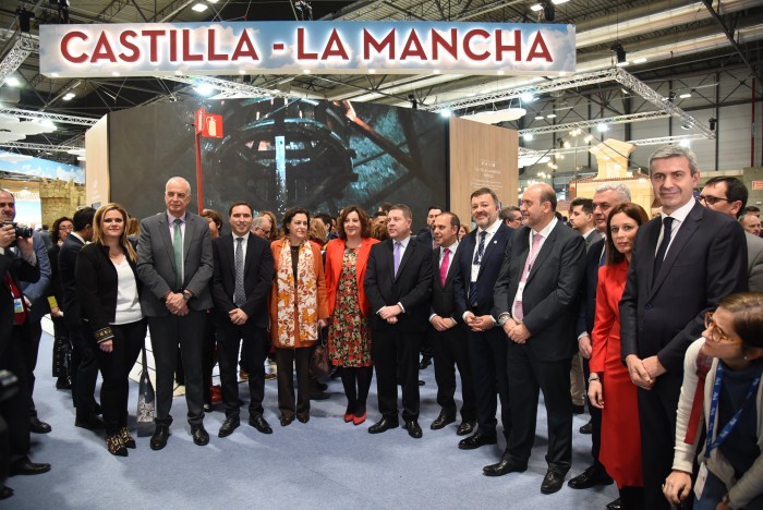 Álvaro Gutiérrez en la inauguración Fitur