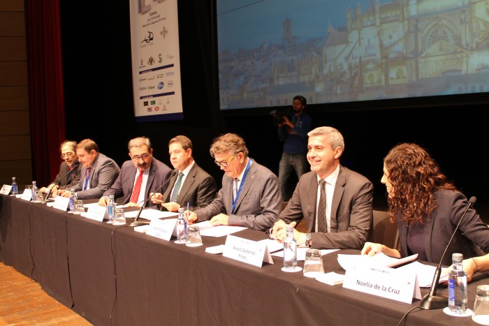 Imagen de Álvaro Gutiérrez en la mesa inaugural del Congreso que se celebra en Toledo