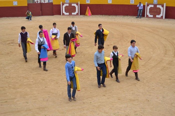 Imagen de Alumnos Escuela Taurina empiezan clase práctica