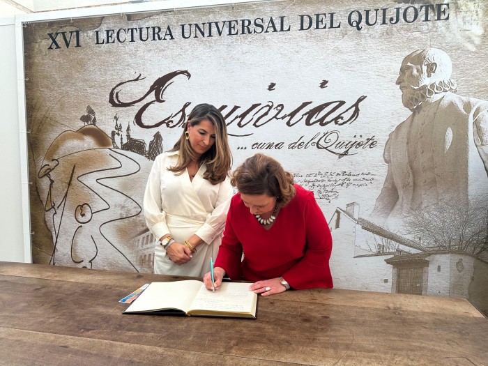 Imagen de Cedillo en la lectura universal del Quijote