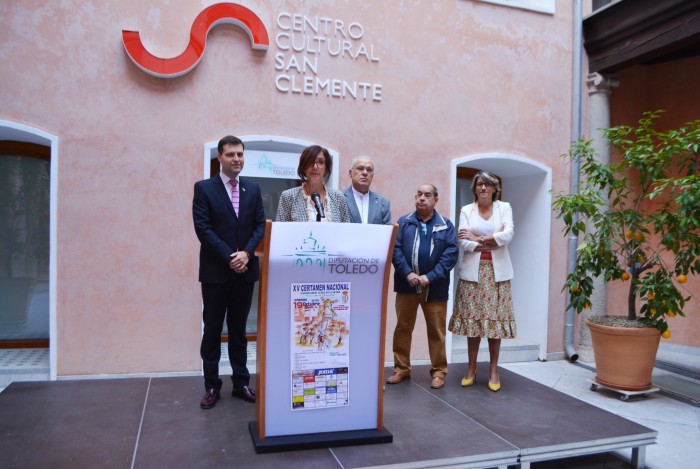 Ana Gómez durante la presentación