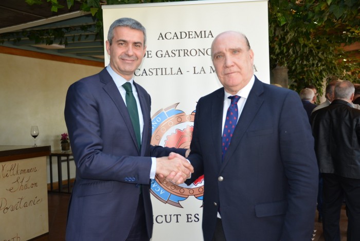 Álvaro Gutiérrez con José María San Román