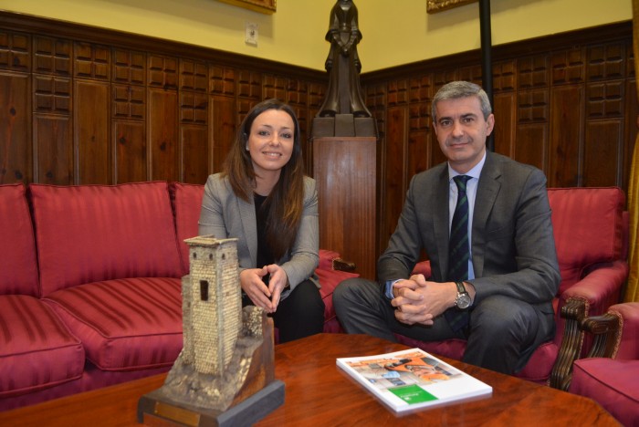 Álvaro Gutiérrez y Natalia Castrillo, directora de Relaciones Externas de Mercadona