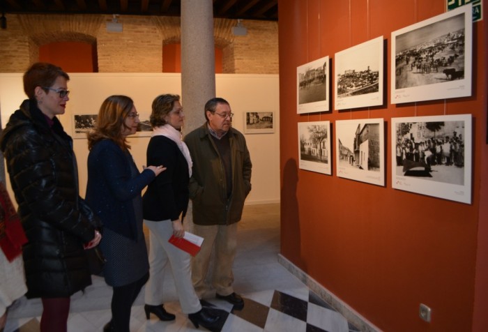 La exposición itinerante durante su presencia en el Centro Cultural San Clemente