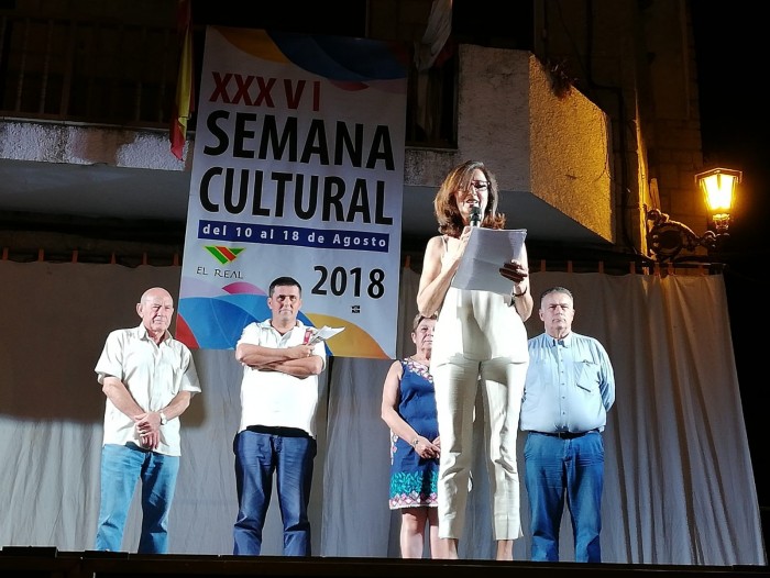 Imagen de La diputada provincial Ana Gómez pronuncia el pregón en El Real de San Vicente