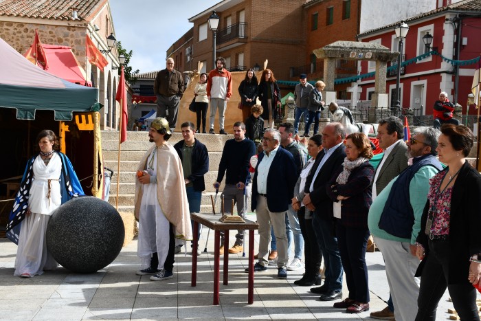 Imagen de Cedillo en el Mercado Romano de Segurilla