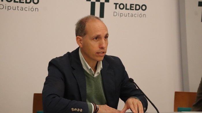 Imagen de Daniel Arias en la rueda de prensa