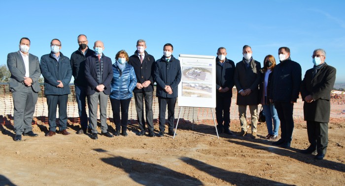 En las obras de construcción de la nueva planta de tratamiento