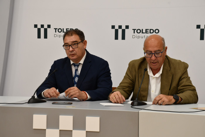 José Eugenio del Castillo y Manuel Fernández en la presentación