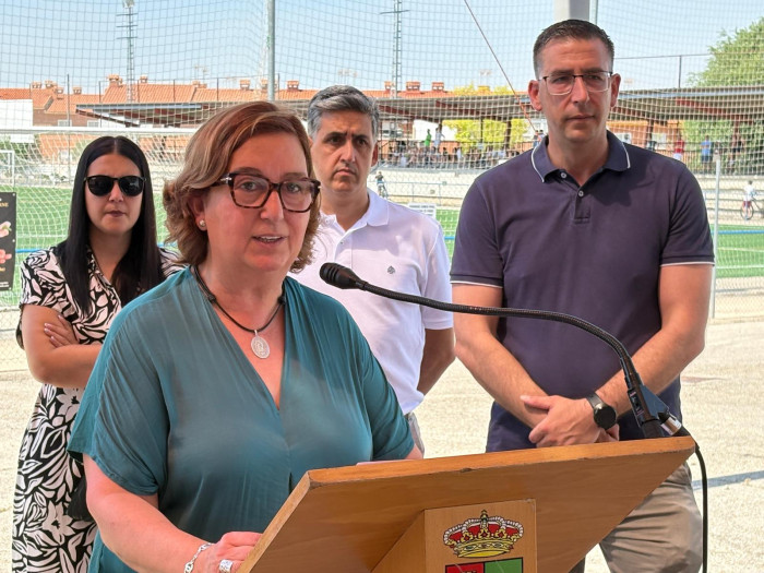 Inauguración nuevo césped del campo de fútbol de Seseña