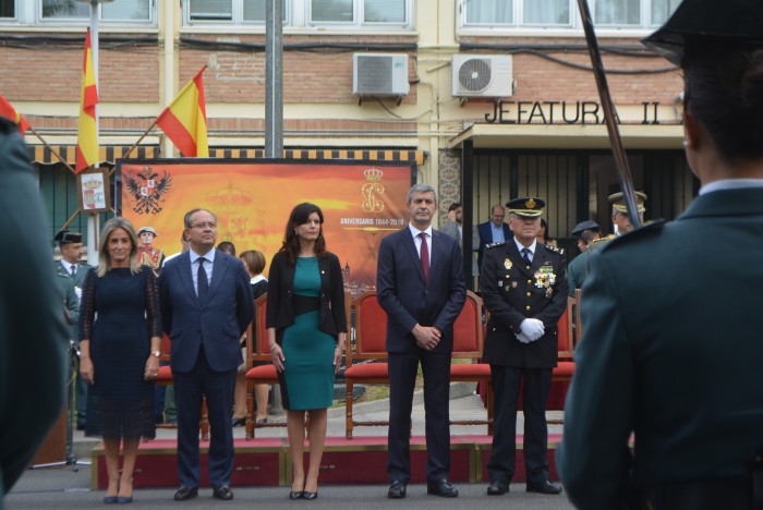 Imagen de Álvaro Gutiérrez en el acto institucional del Día de la Guardia Civil