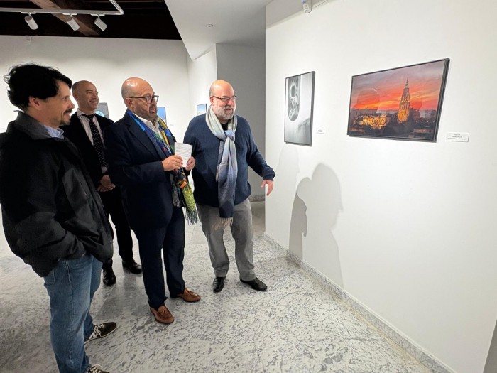 Visitando la exposición