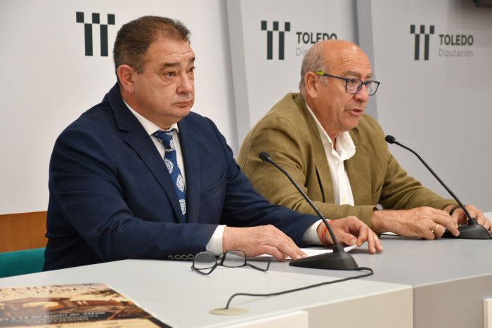 José Eugenio del Castillo y Manuel Fernández en la presentación