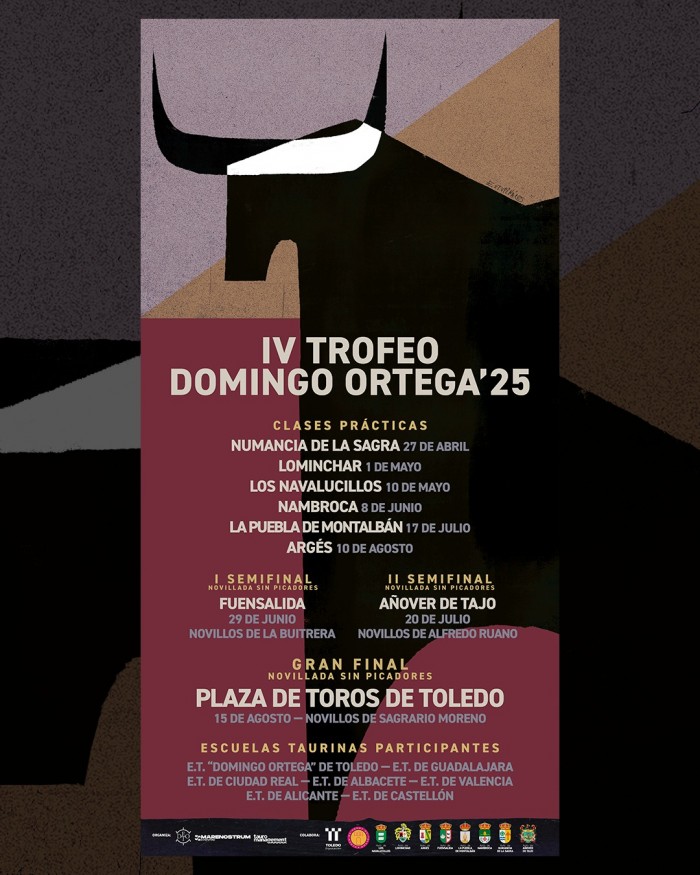 Cartel anunciador IV Certamen Domingo Ortega