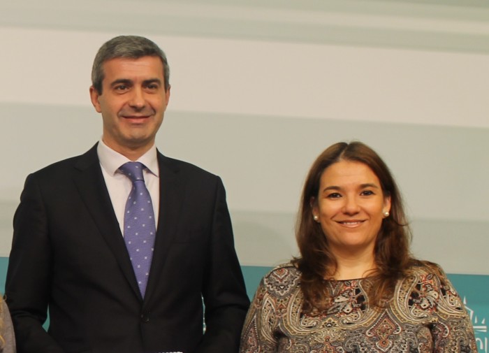 Foto de archivo: Álvaro Gutiérrez y Eva Ocaña, vicepresidenta de Afanion de Toledo