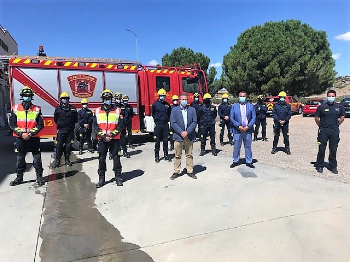 Imagen de Rafael Martín en el centro de formación de Villacañas