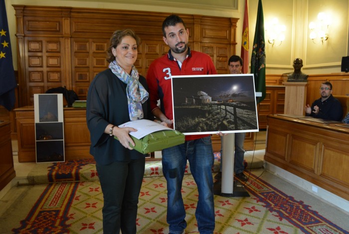 Imagen de Primer premio individual, recogido por el representante de Dario Cuesta