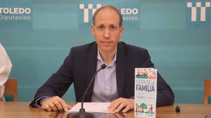 Imagen de Daniel Arias en la rueda de prensa