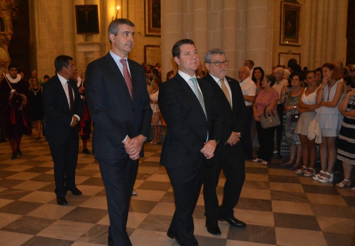 Imagen de Álvaro Gutiérrez en la procesión de la Virgen del Sagrario