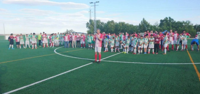 Imagen de Álvaro Gutiérrez en la inauguración campo de fútbol