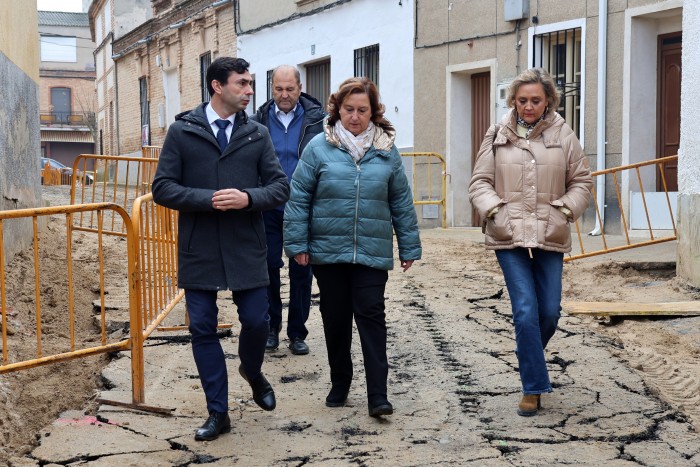Imagen de La presidenta visita las obras en El Carpio de Tajo