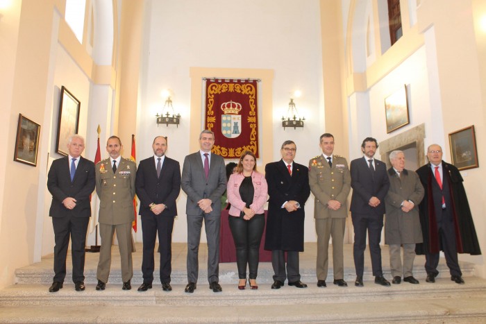 Imagen de Álvaro Gutiérrez en el interior del Convento donde se ha celebrado la recepción y firma