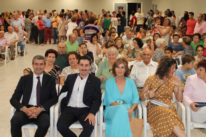 Imagen de Álvaro Gutiérrez y José Antonio Ruiz en el acto de inauguración de la Casa de la Cultura de Noez