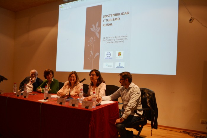 Imagen de Ana Gómez durante su intervención