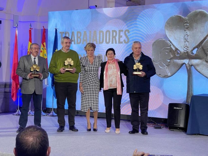 Imagen de María José Gallego en la entrega de premios