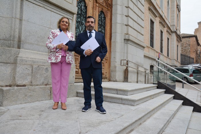  Joaquín Romera y Soledad de Frutos antes de presentar las inversiones en la provincia
