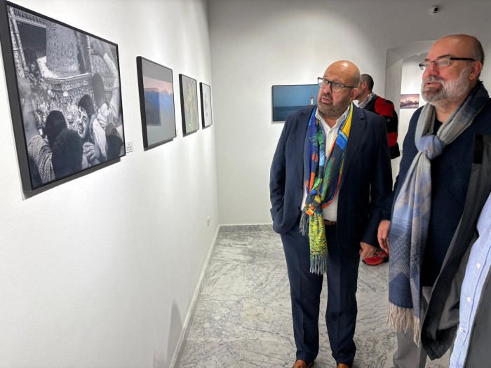 Imagen de  Arribas y Salas en la exposición