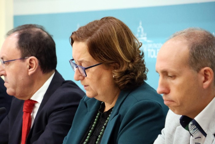 Imagen de  La presidenta en la rueda de prensa
