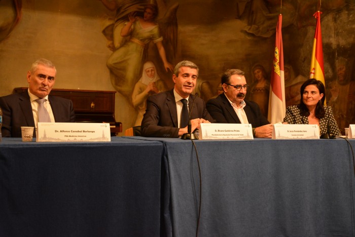 Álvaro Gutiérrez en un momento de su intervención