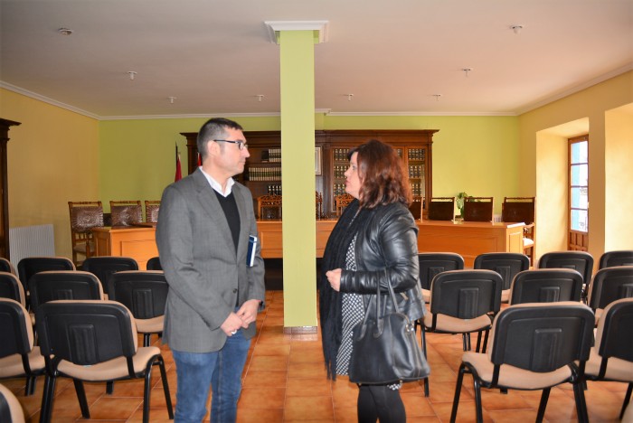 Imagen de En el salón de plenos del Ayuntamiento de Villanueva de Alcardete