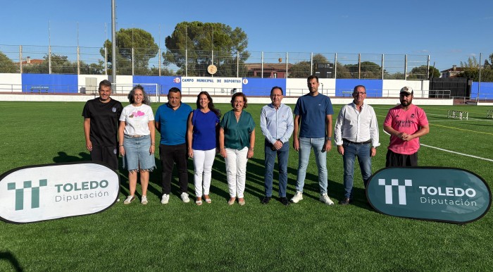 02092025 Cedillo inauguración césped campo fútbol Carranque