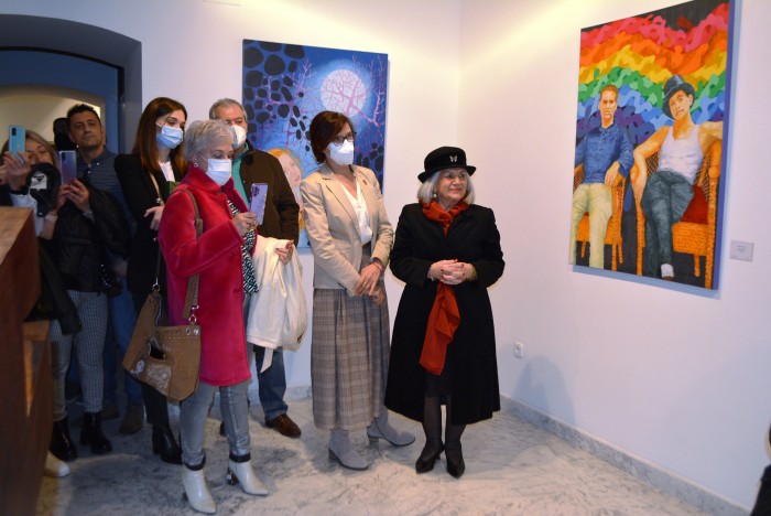 Ana Gómez en la exposición