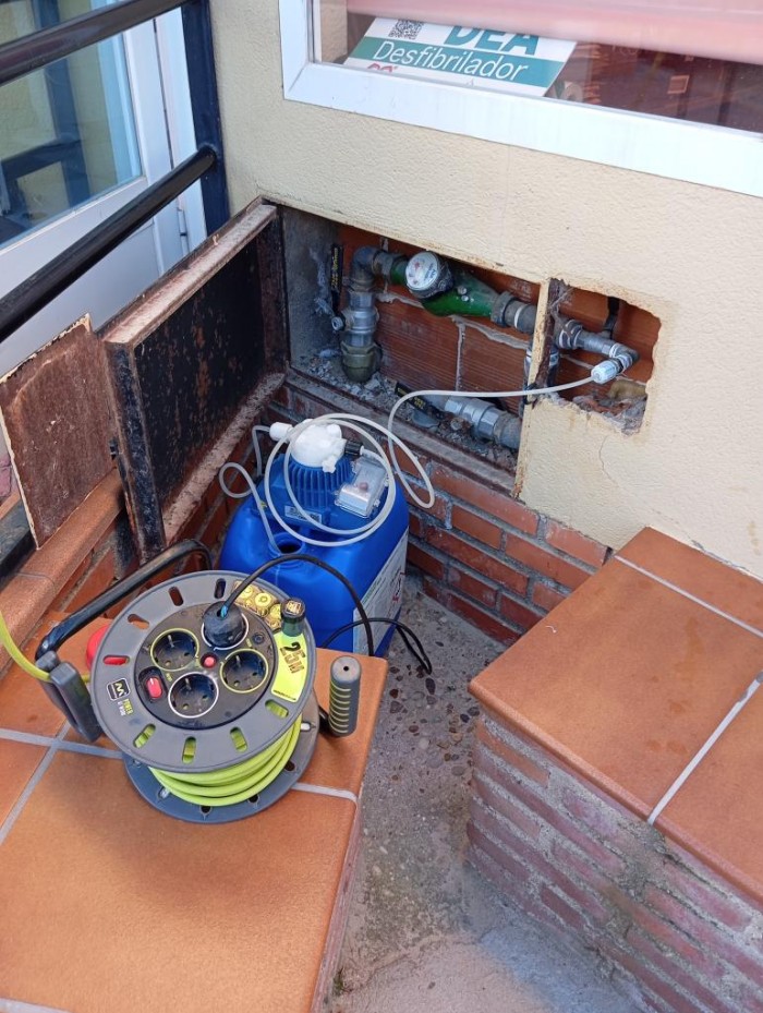 Imagen de Desinfección contra legionella en red de agua