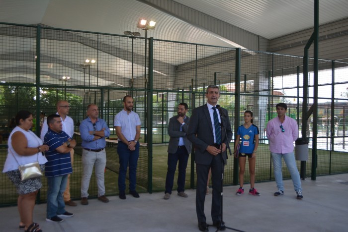 Álvaro Gutiérrez resalta es esfuerzo de Torrijos por mejorar sus instalaciones deportivas