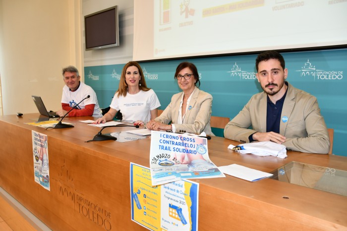 Imagen de Ana Gómez en la presentación de las actividades del Día Mundial del Síndrome de Down