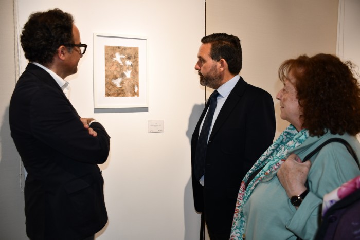 Visitando la exposición