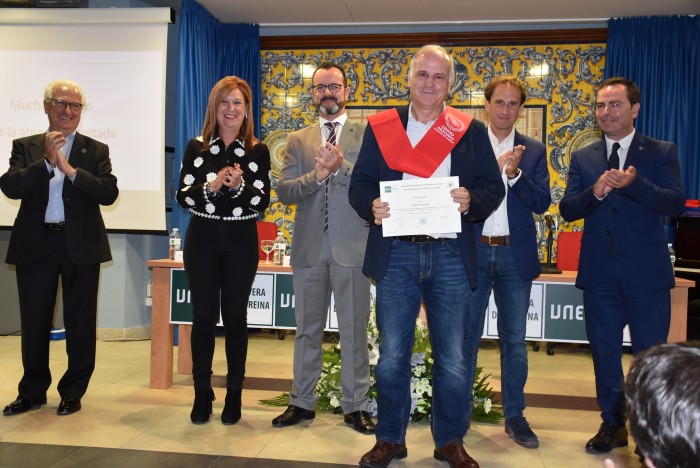 María Jesús Pérez durante la apertura del curso