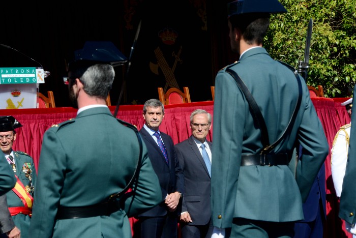 Álvaro Gutiérrez en el acto de la Patrona de la Guardia Civil