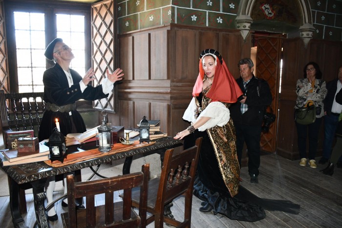 Imagen de Un momento de la visita teatralizada