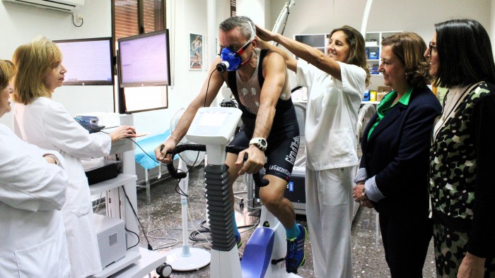 Imagen de Cedillo y Martín en el Centro de Medicina Deportiva