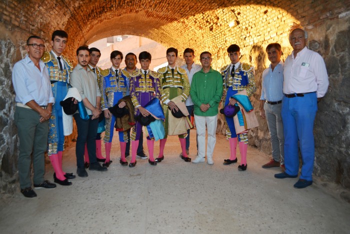 Fernando Muñoz con los finalistas