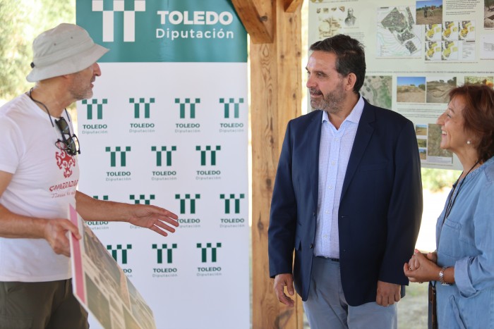 Imagen de 23092025 Romera visita el yacimiento de Guarrazar