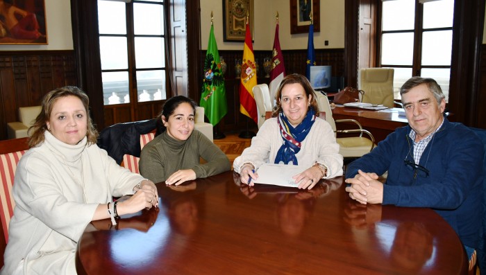 Cedillo y De Frutos con la alcaldesa de Carmena y concejal